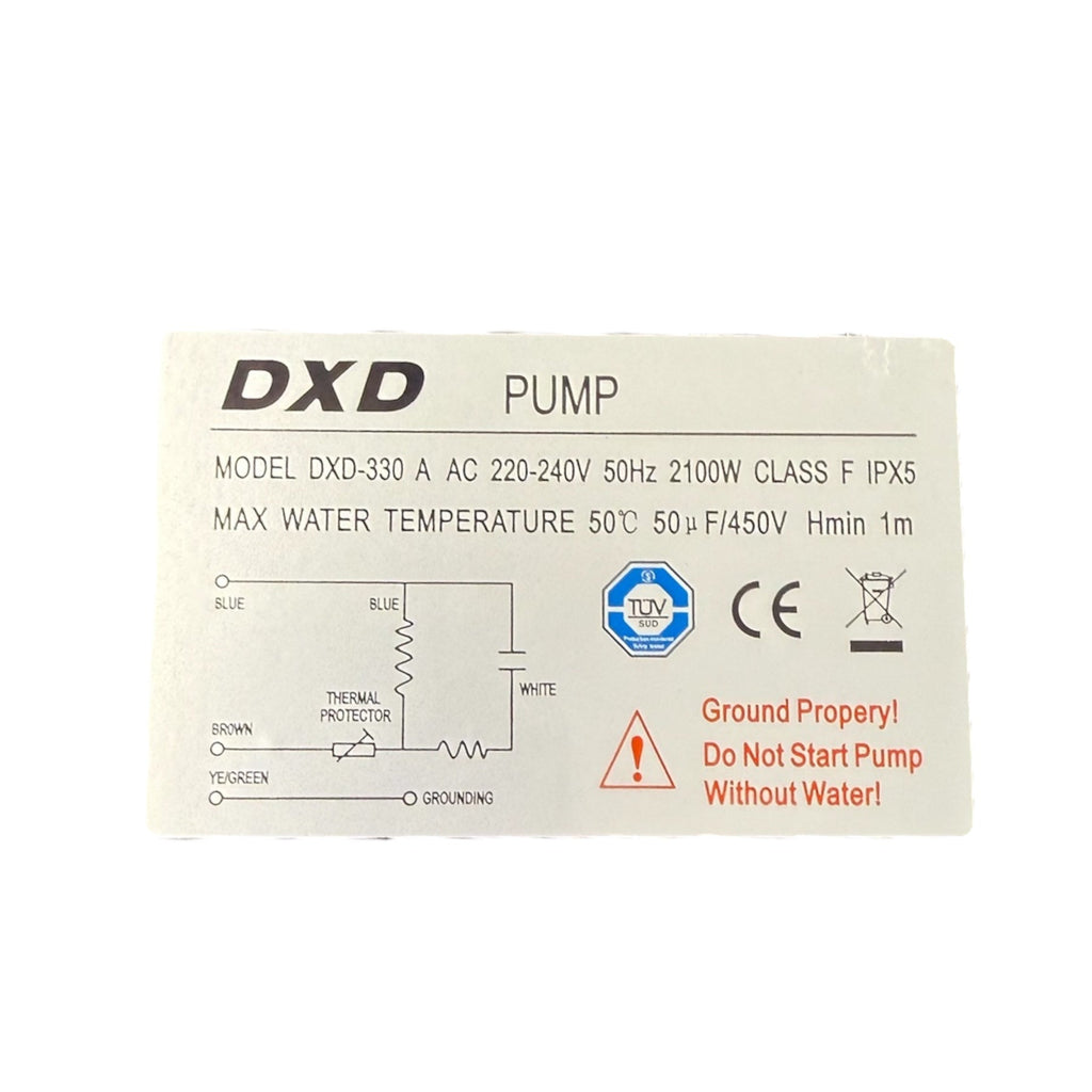 DXD330A 3hp Spa Pump