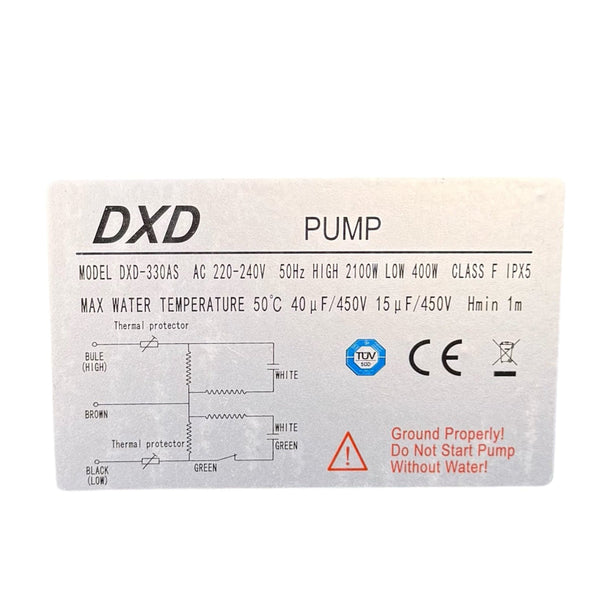 DXD320E 2HP Spa pump