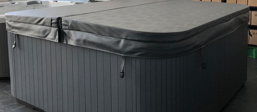 2.2m x 2.2m x 0.2m Radius Byron Bondi Hardcover Grey Oxford Fabric